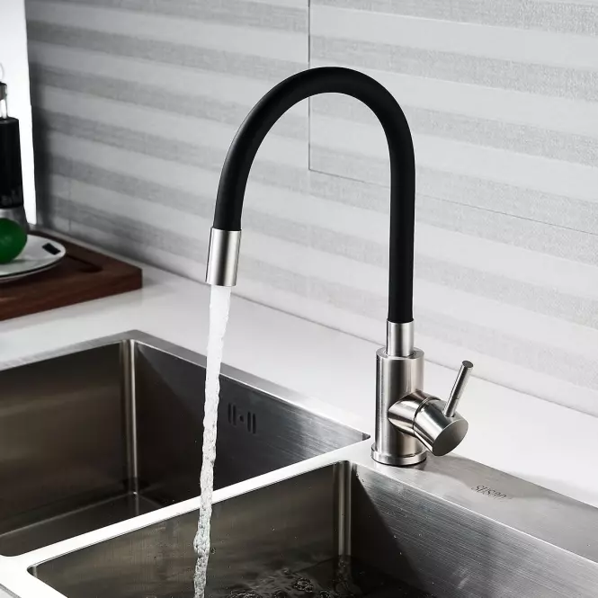 Csaptelep mosogató Samba Inox fekete,5