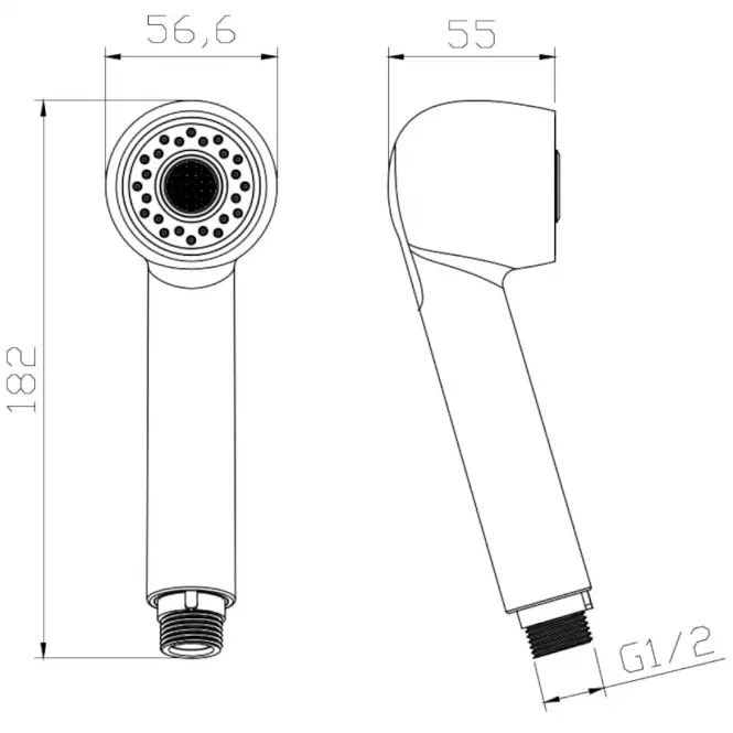 RKS01 Bachus kézizuhany,2