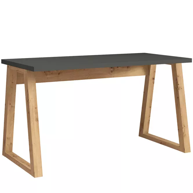 Íróasztal Iga Grafit / Tölgy Artisan