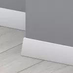 Padlólista mdf fehér LK58C 58mm 2.4m
