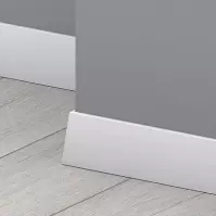 Padlólista mdf fehér LK58C 58mm 2.4m