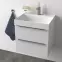 Fürdőszoba szekrény készlet Malaga D80 white 521558,3