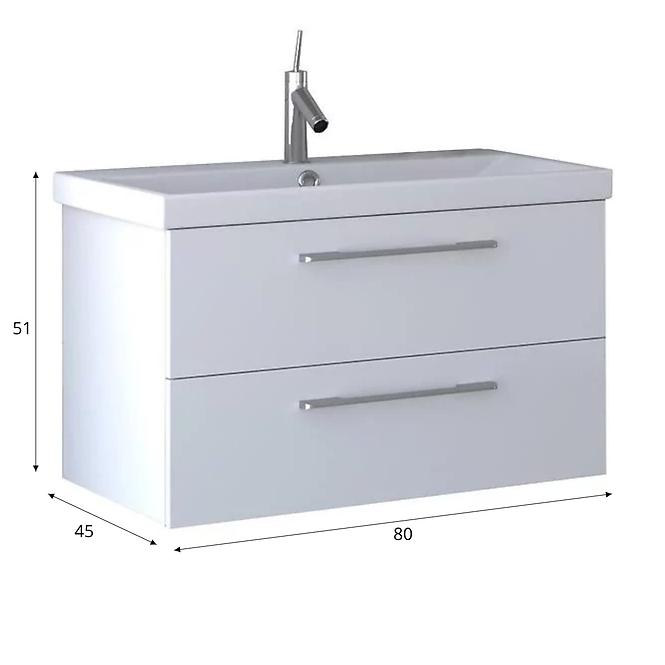Fürdőszoba szett 31fk szett point D80 white 521718