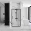 Zuhanyajtó Rapid Swing 70x195 black Rea K6407,3