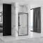 Zuhanyajtó Rapid Swing 80x195 black Rea K6408,5