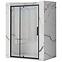 Zuhanyajtó Rapid Swing 120x195 black Rea K6413