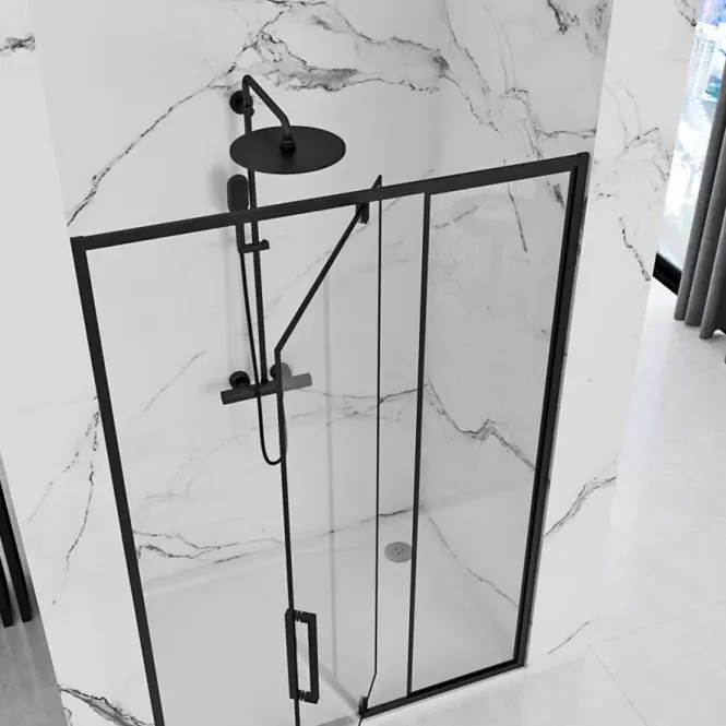 Zuhanyajtó Rapid Swing 120x195 black Rea K6413