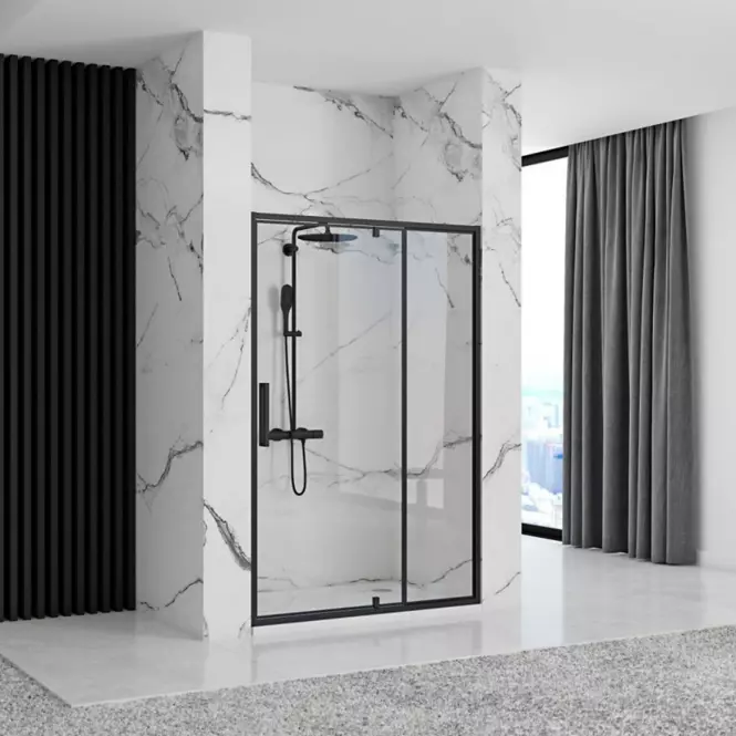 Zuhanyajtó Rapid Swing 120x195 black Rea K6413,4