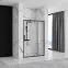 Zuhanyajtó Rapid Swing 120x195 black Rea K6413,4