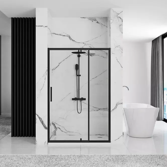 Zuhanyajtó Rapid Swing 120x195 black Rea K6413