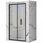 Zuhanyajtó Rapid Fold 80x195 black Rea K6418
