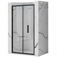 Zuhanyajtó Rapid Fold 80x195 black Rea K6418