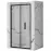 Zuhanyajtó Rapid Fold 80x195 black Rea K6418