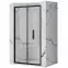 Zuhanyajtó Rapid Fold 80x195 black Rea K6418