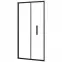 Zuhanyajtó Rapid Fold 80x195 black Rea K6418,2