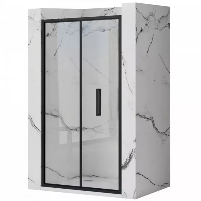 Zuhanyajtó Rapid Fold 80x195 black Rea K6418