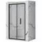 Zuhanyajtó Rapid Fold 100x195 black Rea K6418