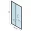 Zuhanyajtó Rapid Fold 100x195 black Rea K6418,6
