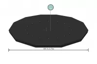 Univerzális medencefedés 3,05 M 58036