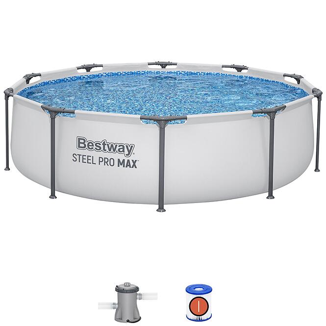 Medence kerettel szivattyúval 3,05x0,76 m 56408