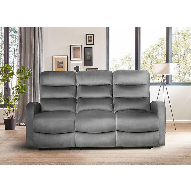 Kanapé Elena szürke relax funkcióval,10