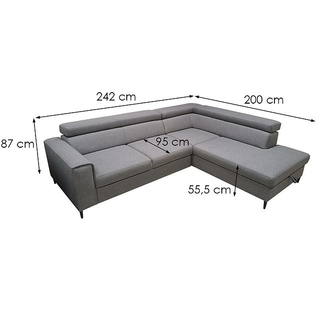 Sarokgarnitúra szett Paola 2r-Ot Neve 85,3