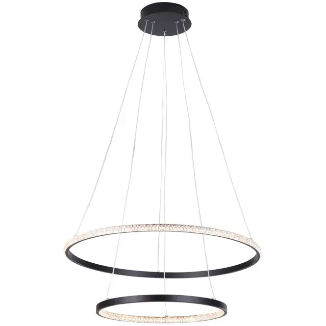 Lámpa SUPRA BLACK AH-SULED48BL LED LW1