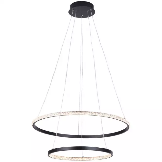 Lámpa SUPRA BLACK AH-SULED48BL LED LW1,2