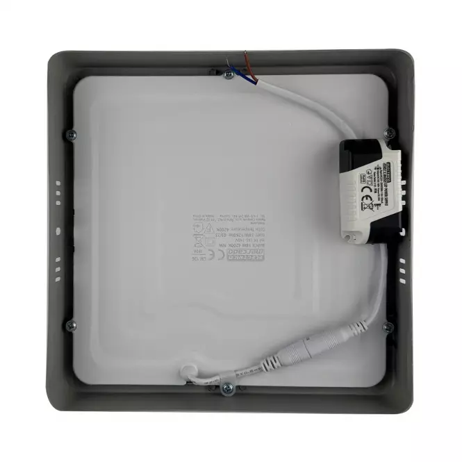 LED Panel Block 24W 4200K Világosszürke négyzet,4