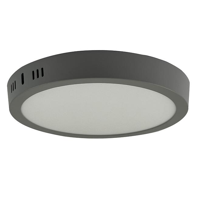 LED gyűrűs panel  18W 4200K Világosszürke kerek