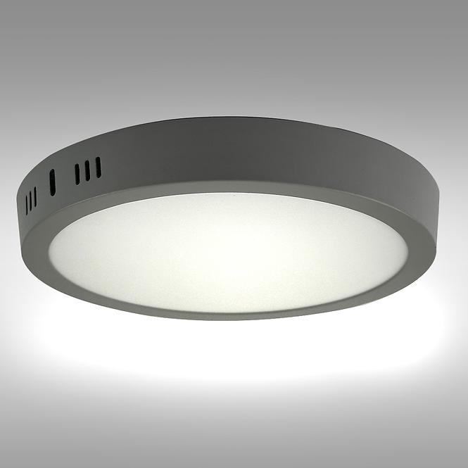 LED gyűrűs panel  18W 4200K Világosszürke kerek