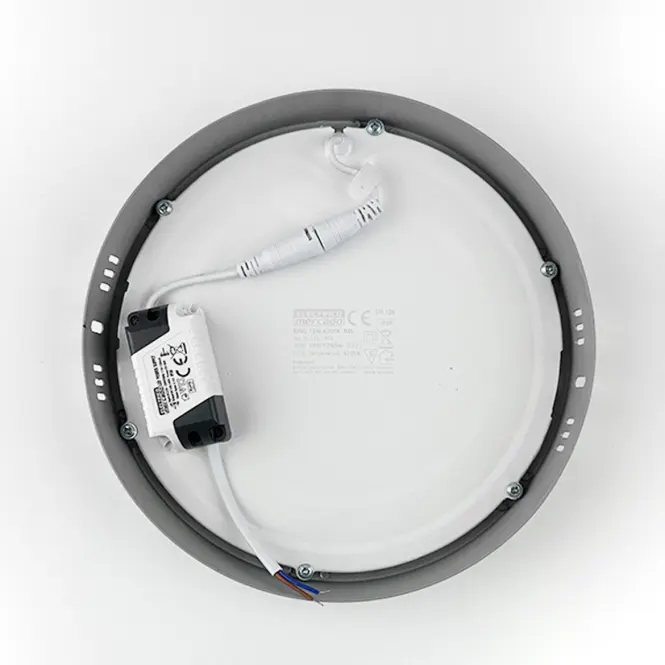 LED gyűrűs panel  24W 4200K Világosszürke kerek,4