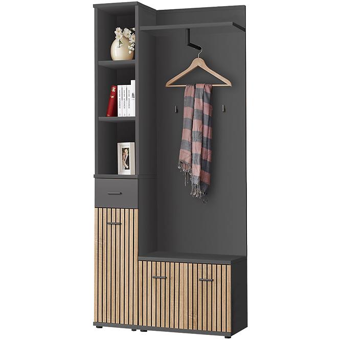 Garderoba MARCO I artisan/antracit anas mc1,2