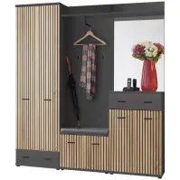 Előszobafal MARCO III + P artisan/antracit anas mc3+p