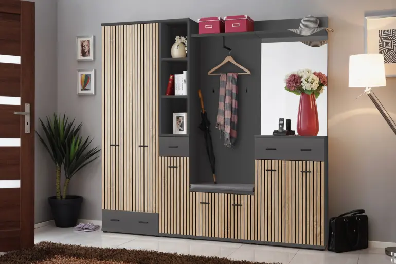 Előszobafal MARCO IV artisan/antracit anas mc4