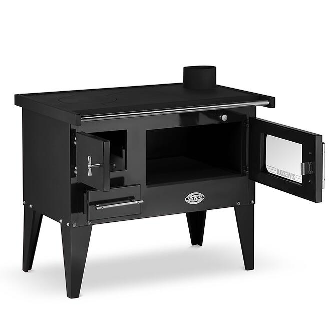 Tűzhely NARODNA E 6,1 kW fekete jobbos Eco