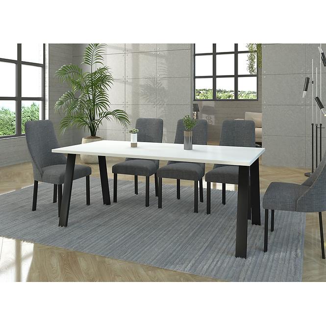 Asztal Kleo 185x90 – Fehér