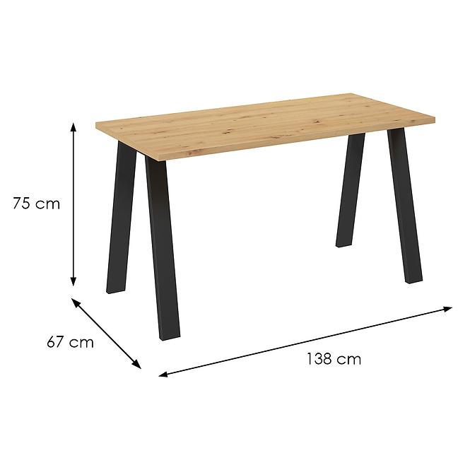Asztal Kleo 138x67 – Artisan