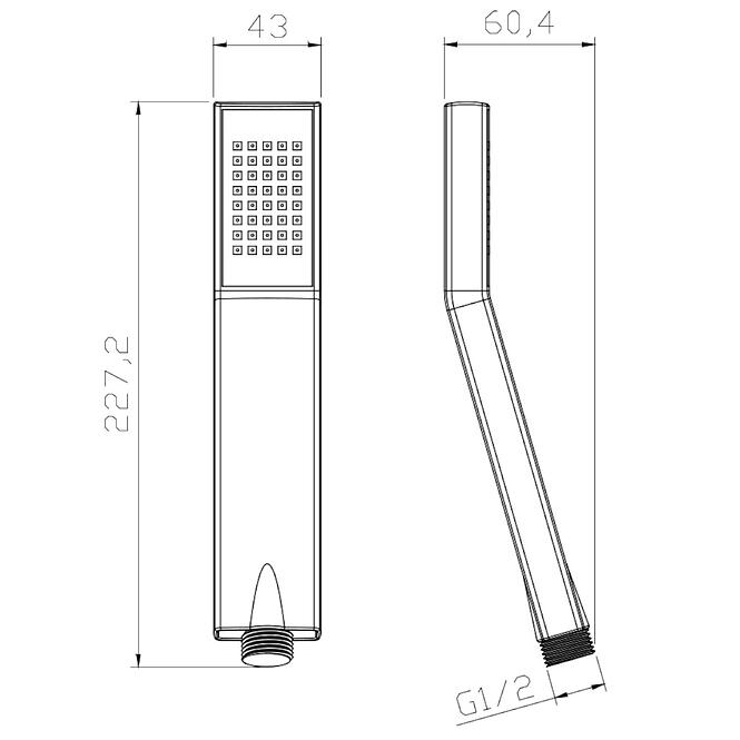 Kronos kézizuhany,2
