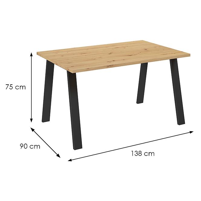 Asztal Kleo 138x90 – Artisan