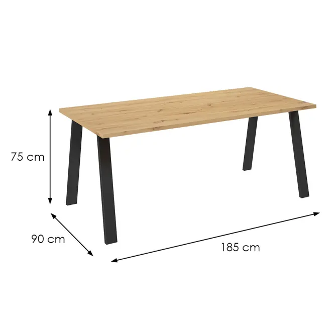 Asztal Kleo 185x90 – Artisan,2
