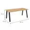 Asztal Kleo 185x90 – Artisan,2