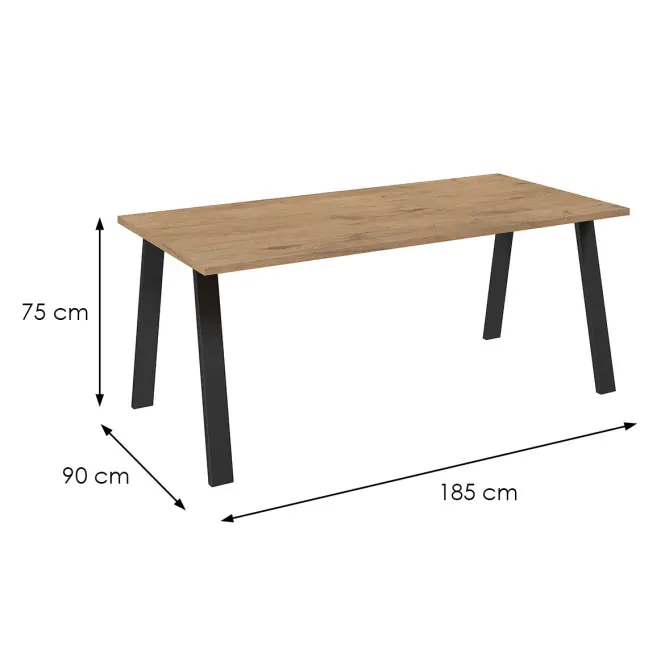 Asztal Kleo 185x90 – Lancelot,2