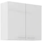 Konyhaszekrény Lara 80g-72 2f Mdf Fehér fényes