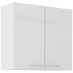 Konyhaszekrény Lara 80g-72 2f Mdf Fehér fényes