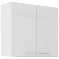 Konyhaszekrény Lara 80g-72 2f Mdf Fehér fényes
