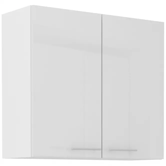 Konyhaszekrény Lara 80g-72 2f Mdf Fehér fényes