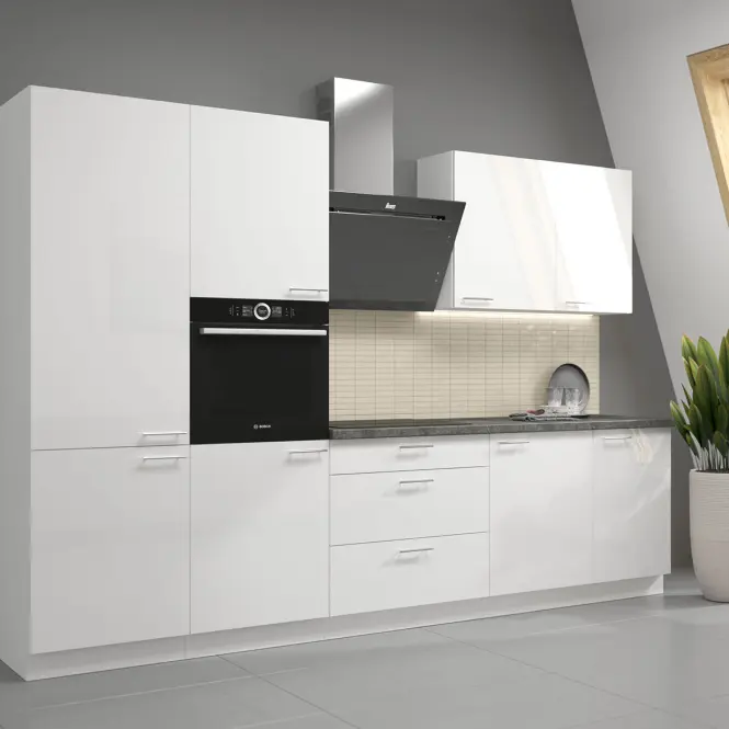 Konyhaszekrény Lara 60g-72 1f Mdf Fehér fényes,6