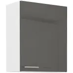 Konyhaszekrény Lara 60g-72 1f Mdf szürke fényes