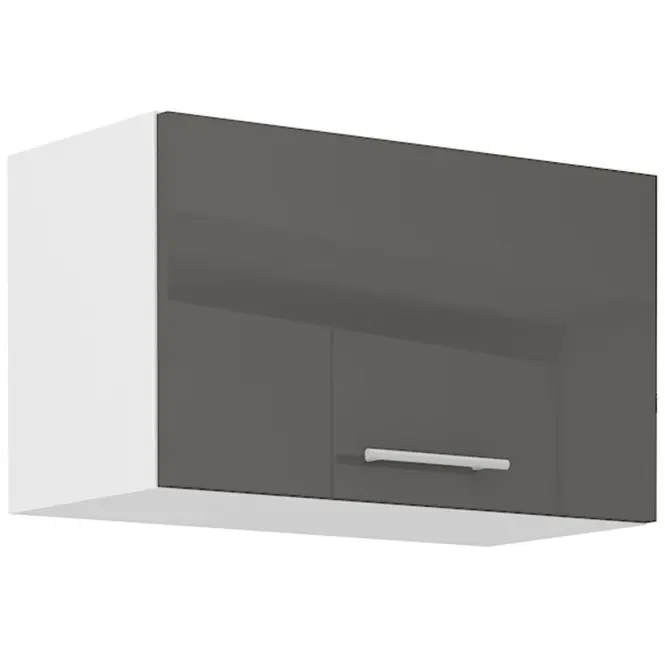 Konyhaszekrény Lara 60gu-36 1f Mdf szürke fényes